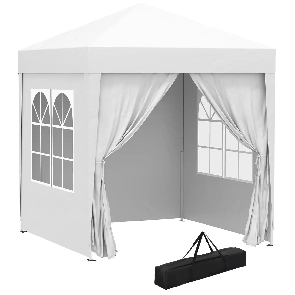 2x2m Garden Pop Up Gazebo Marquee Party Tent Wedding Awning Canopy by Outsunny