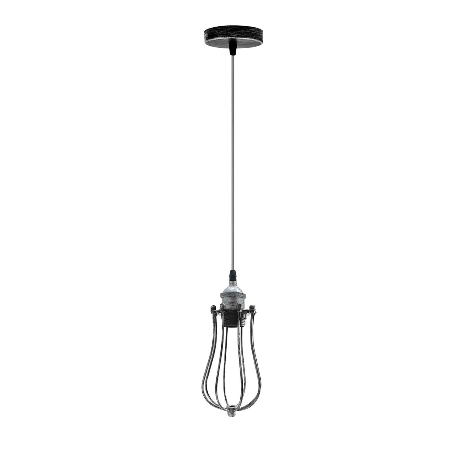 Ceiling Rose Balloon Cage Hanging Pendant Lamp Holder Light Fitting Lighting Kit UK by LEDSone