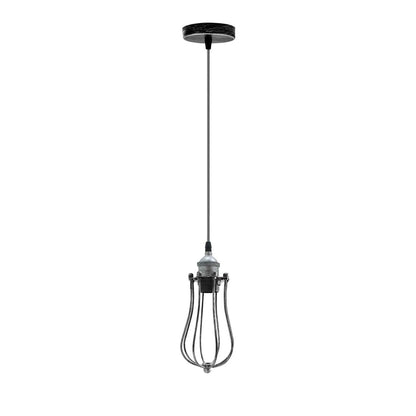 Ceiling Rose Balloon Cage Hanging Pendant Lamp Holder Light Fitting Lighting Kit UK by LEDSone