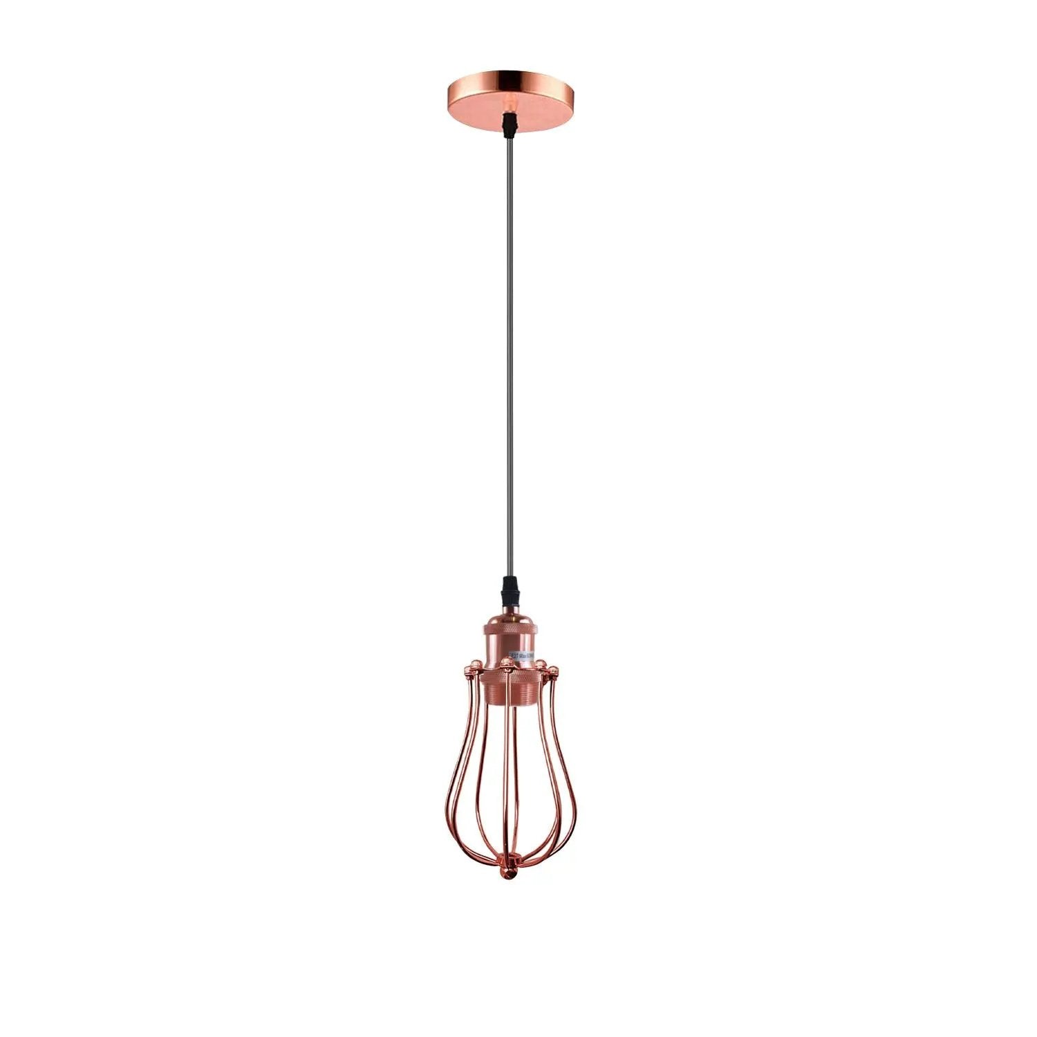 Ceiling Rose Balloon Cage Hanging Pendant Lamp Holder Light Fitting Lighting Kit UK by LEDSone