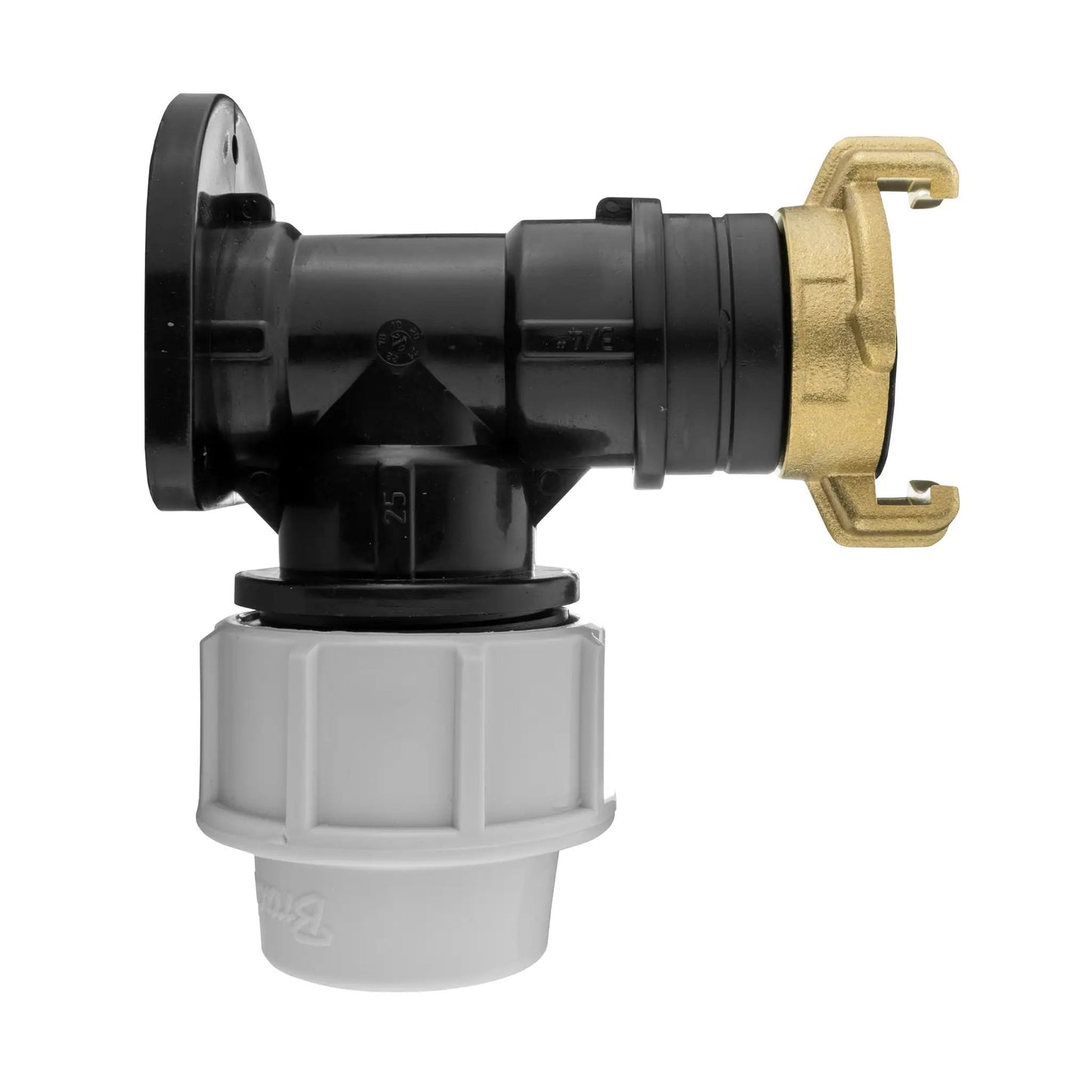 Wall Flange Kit 32mm MDPE + ¾” BSP Geka by AP Supplies