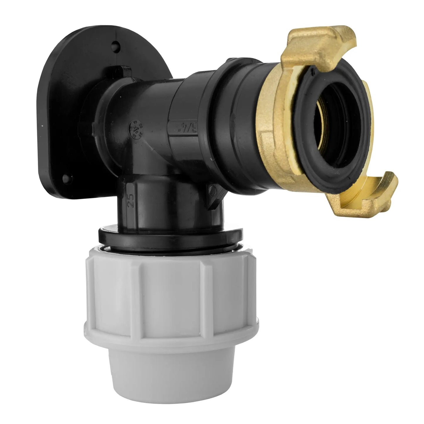 Wall Flange Kit 32mm MDPE + ¾” BSP Geka by AP Supplies