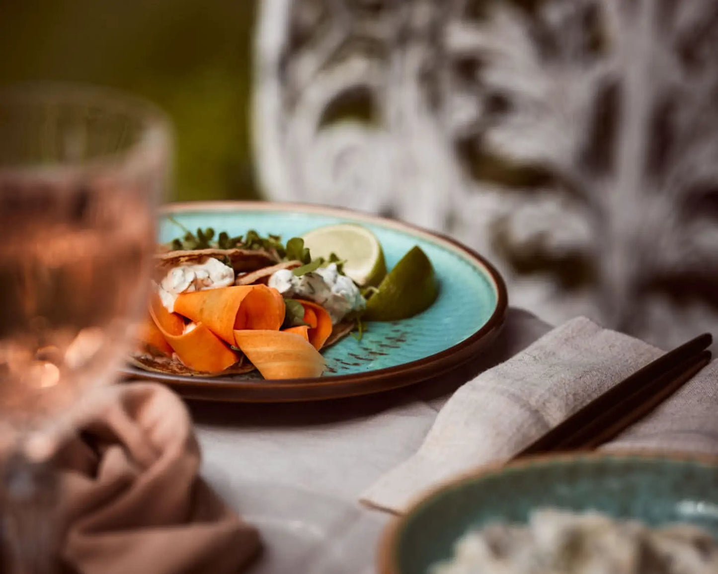Josephine Porcelain Round Starter Plate by WHAT A HOST