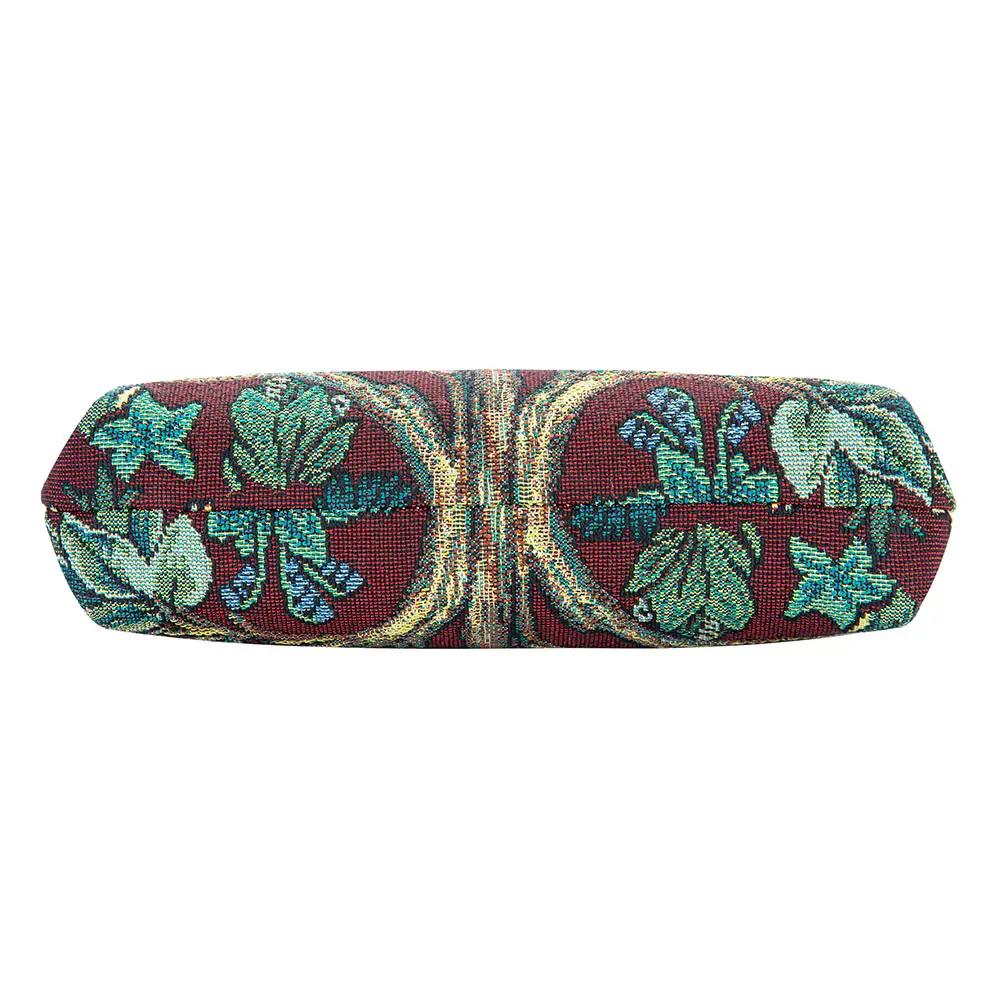 William Morris Tree of Life Red - Cross Body Bag by Signare Tapestry