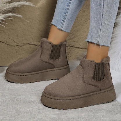 Thickened Snug-fitting Thermal Bread Cotton Boots by Dropshipman