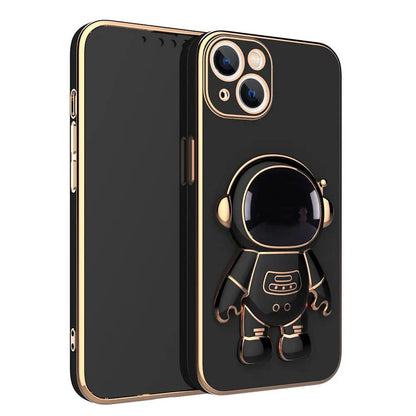 Self-contained Lens Film Mobile Phone Case Electroplating Bracket Protective Cover by Dropshipman