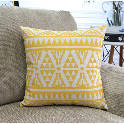 Nordic Color Geometric Throw Pillows by Dropshipman