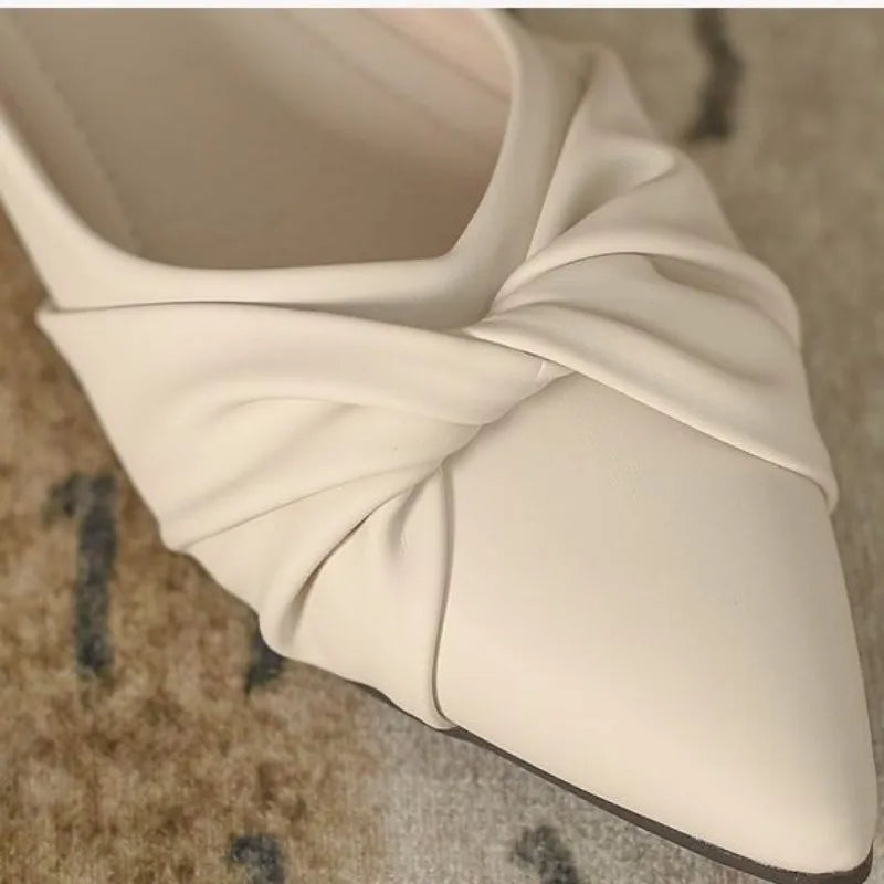2026 Spring New Women Pointed-toe Casual Flats Shoes Senior Light Shallow Ballet Shoes Fashion Bow Ladies Slip-On Woman De Mujer by All Mart Bristol Ltd