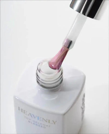 APRÉS Heavenly Top Gelcoat 15Ml Led-Cure Gel Topcoat, Non-Wipe Nail Polish, Single Item with 5 Shimmer Effects for Refined Sparkle Manicure by All Mart Bristol Ltd