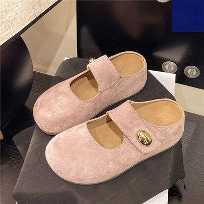 Height-increasing Summer Fashionable French-style Slip-on Half-enclosed Slippers by Dropshipman
