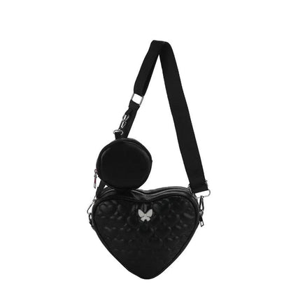 Women's Embroidered Line Shoulder Bag Lightweight Waterproof Pu Soft Leather Storage Shopping Travel Small Backpack by Dropshipman