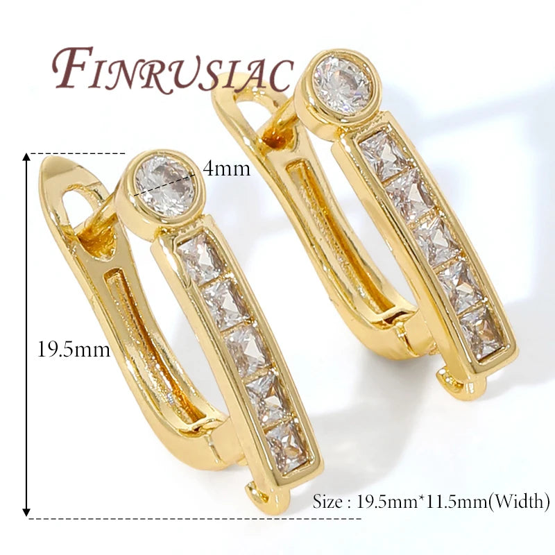 18K Gold Plated,Anti-Allergy Earring Hook Clasps,Supplies For Jewelry,Fasteners Earwires,Earrings Fixtures Accessories by All Mart Bristol Ltd