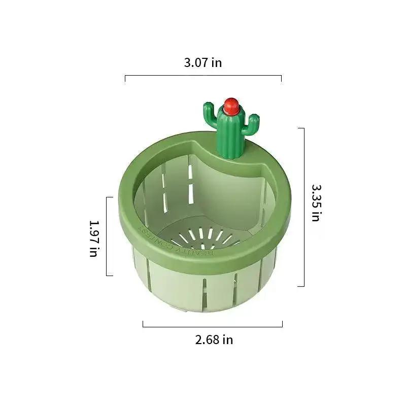 Cactus Sink Strainer, Kitchen Sink, Handwashing Sink, Drain Filter for Leftover Food and Garbage, Drain Basket by All Mart Bristol Ltd