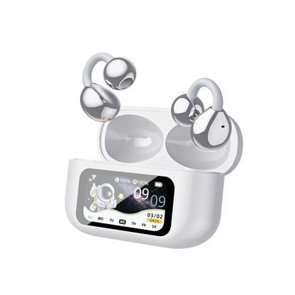 AI Translation Headphones True Wireless Earbuds LED Power Display Earphones with Wireless Charging Case by All Mart Bristol Ltd