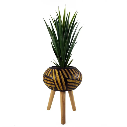 45cm x 34cm Bali Composite Oval Large Planter by Leaf