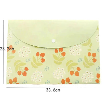 1PC A4/A5 Imitation Linen Big Capacity Document Bag Simple Canvas Felt File Bag Briefcase File Folders Office School Supplies by All Mart Bristol Ltd