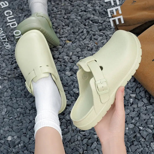 Solid Color Casual Home Slippers, Simple Design That Matches Any Style, Soft and Comfortable Material + Non-Slip Sole, Comfortable Footwear for Relaxing at Home and Walking Around Indoors by All Mart Bristol Ltd