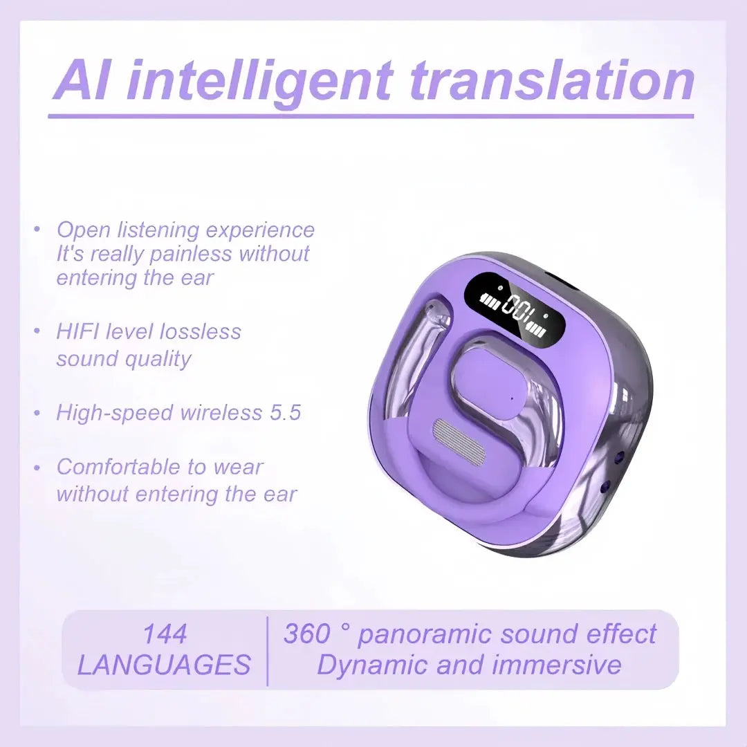 Translation Earbuds Real Time - AI 144 Language Translator Earbuds, Audifonos Traductores Inglés Español, by All Mart Bristol Ltd