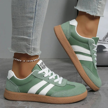 Fashionable Casual White Sneakers For Women by Dropshipman