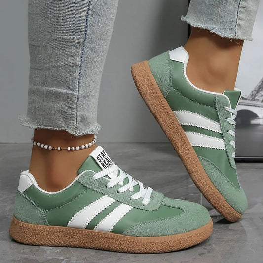 Fashionable Casual White Sneakers For Women by Dropshipman
