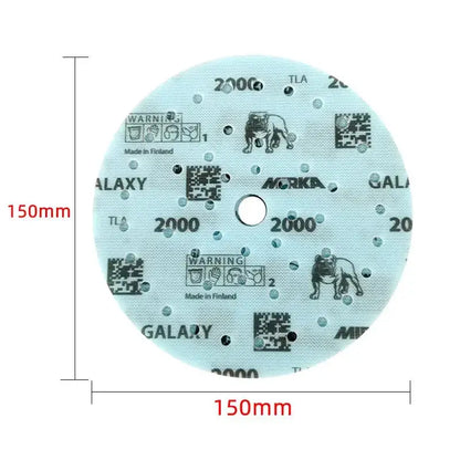 Mirka Galaxy Sandpaper GALAXY 6 Inch 150mm Sandpaper Round Flocking Porous Vacuum Car Polishing Beauty Sandpaper by All Mart Bristol Ltd