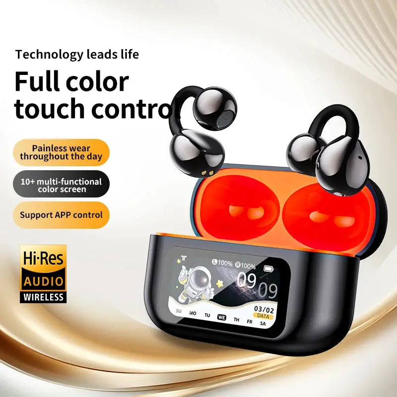 AI Translation Headphones True Wireless Earbuds LED Power Display Earphones with Wireless Charging Case by All Mart Bristol Ltd