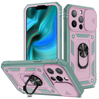 New Magnetic Mobile Phone Case With Sliding Window Bracket by Dropshipman