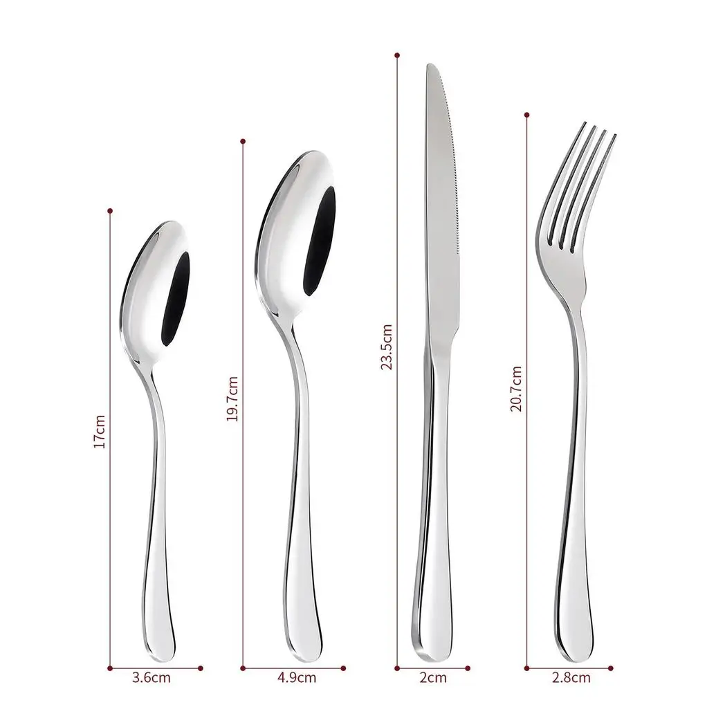 Vinsani 24pcs SS Cutlery Set 0010000 by Vinsani