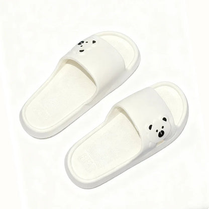 Summer Cartoon Bear Indoor Slippers for Women Lightweight Soft EVA Slides Woman Comfort Home Bathroom Non Slip Slippers by All Mart Bristol Ltd