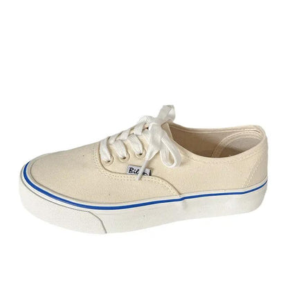 Flat-bottomed Retro Hong Kong-style Instagram-style Sneakers For Students by Dropshipman
