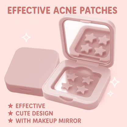60 Acne Patch, Alcohol and Fragrance Free, Covering Acne and blemishes, Facial and Skin Spot Patch, Luxury Makeup Mirror by All Mart Bristol Ltd