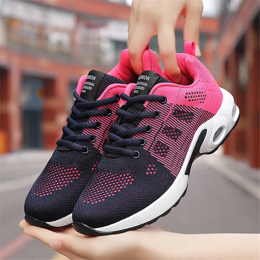 Magenta Increase Height Ladies Shoes With Short Heel Luxury Moccasins Woman Luxury Women's High Heel Sneakers Sport Tenise by All Mart Bristol Ltd