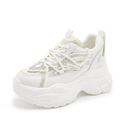 Thick Bottom Breathable Casual Daddy Shoes by Dropshipman