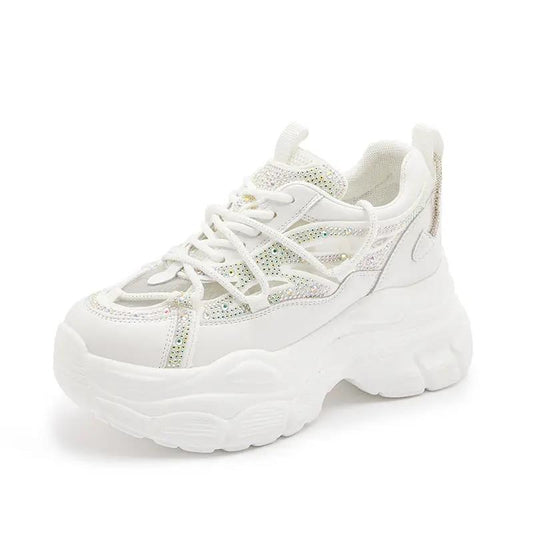 Thick Bottom Breathable Casual Daddy Shoes by Dropshipman