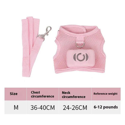 Pets Dog Vest Chest Strap Harness Air Conditioner Cooling And Breathable With Air Conditioner Pet Products by Dropshipman