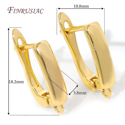 18K Gold Plated,Anti-Allergy Earring Hook Clasps,Supplies For Jewelry,Fasteners Earwires,Earrings Fixtures Accessories by All Mart Bristol Ltd