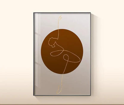 Plant Leaf Wall Art Canvas Painting by Dropshipman