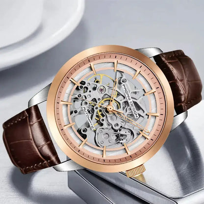 PAGANI DESIGN Hollow Men Watch Stainless Steel Waterproof 43mm Automatic Wristwatch Top Brand Mechanical Watch Men Gift Watches by All Mart Bristol Ltd