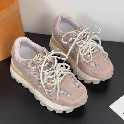 Niche Height Increasing Insole Cortez Platform Shoes by Dropshipman