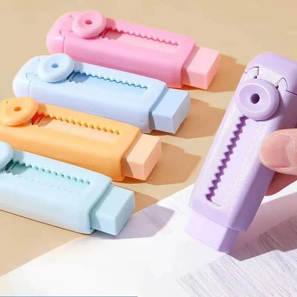 Creative Retractable Push Pull Eraser Student Writing Drawing Correction Stationery School Supplies Stationery by All Mart Bristol Ltd