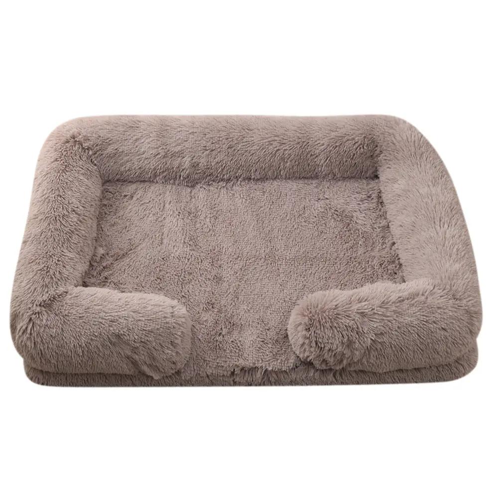 Plush Round Pet Bed Dog Bed Winter by Dropshipman