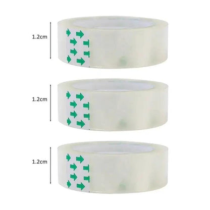 10/5/1 Rolls Premium Transparent Tape 0.8Cm 1.2Cm 1.8Cm Multifuntion High-Viscosity Adhesive Tape for Gift Wrapping Packing by All Mart Bristol Ltd