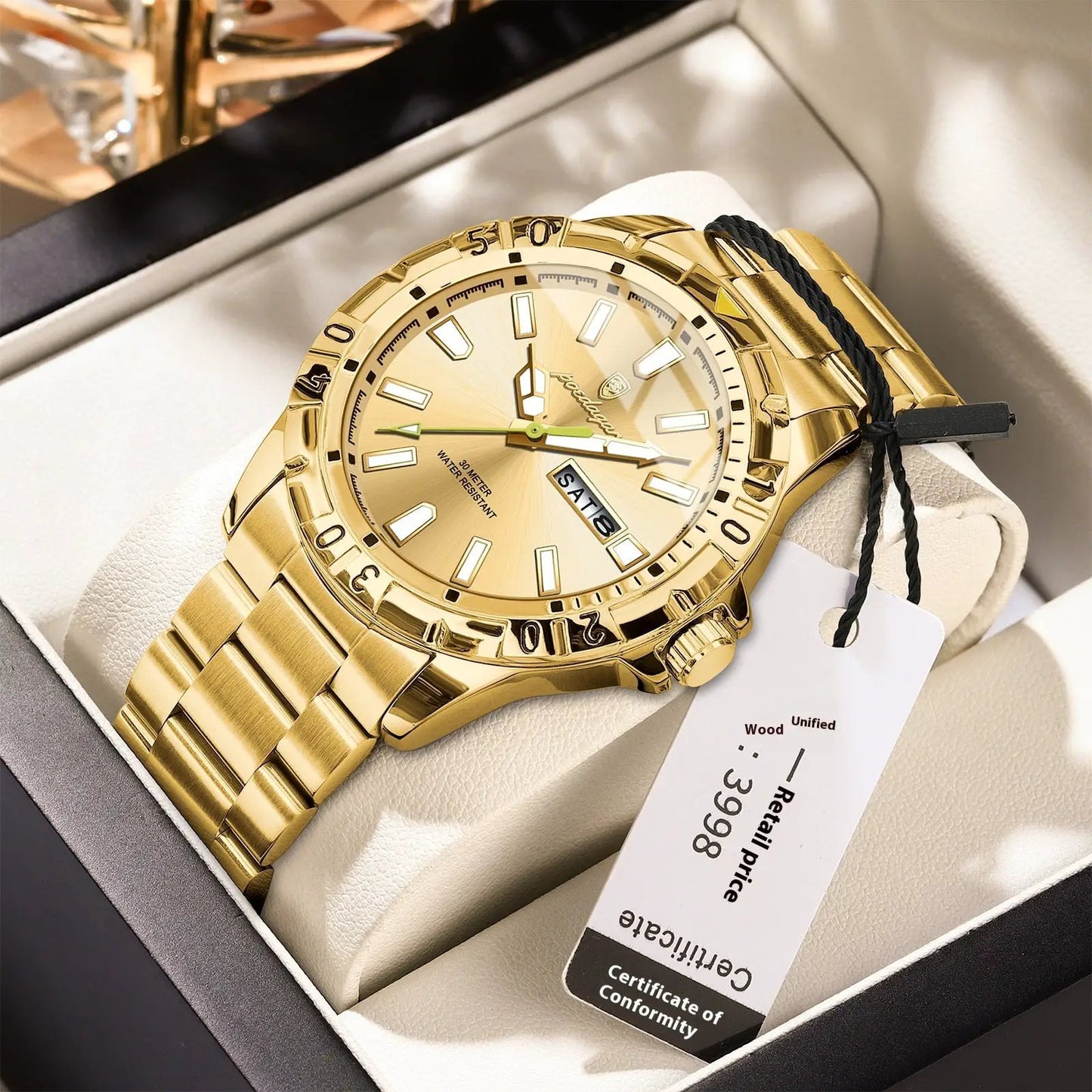 Swiss Brand Waterproof Fashion New Men's Super Strong Luminous Watch by Dropshipman