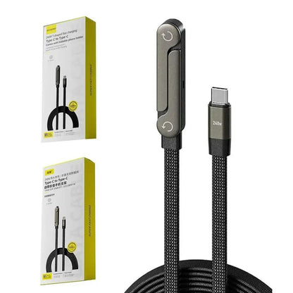 Sideways Phone Charger,Invisible Stand Charging Cable,Built in Phone Stand Charging Cord with Folding Phone Stand 2-In-1 Holder by All Mart Bristol Ltd