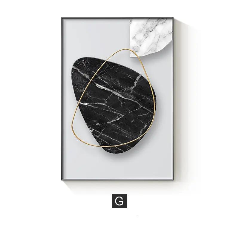 Abstract Geometric Canvas Painting Picture Home Decor Wall Poster by Dropshipman