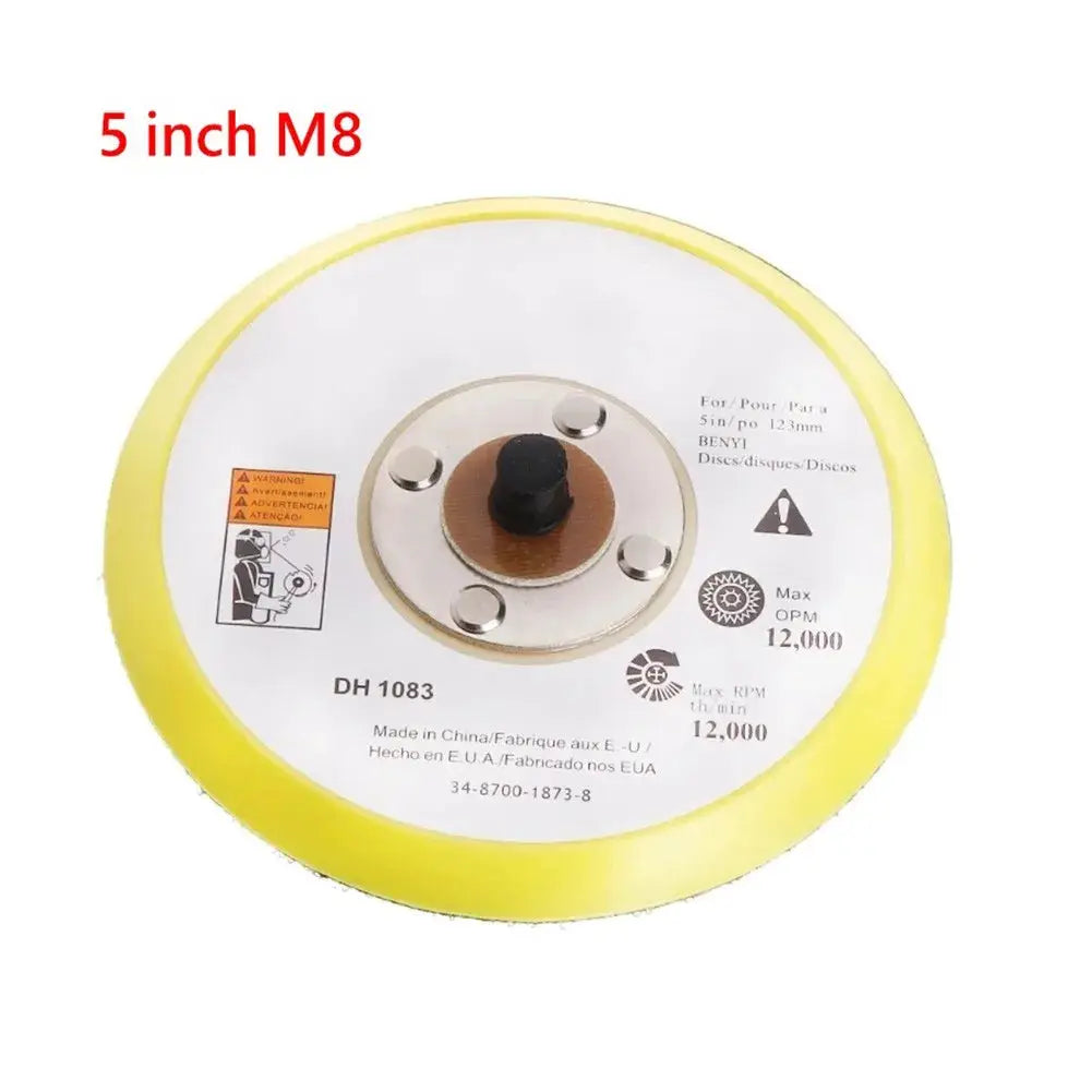 2/3/5 Inch Polishing Sanding Disc M6/M8 Male Thread Backing Pad Sander Polishing Tray For Wood Metal For Grinding Polishing by All Mart Bristol Ltd