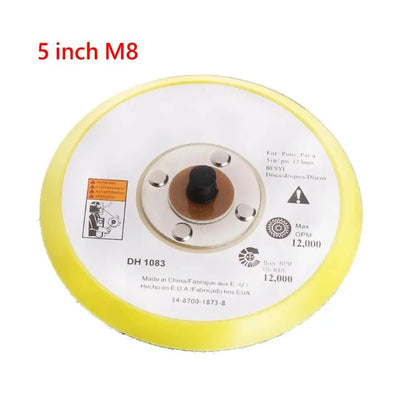 2/3/5 Inch Polishing Sanding Disc M6/M8 Male Thread Backing Pad Sander Polishing Tray For Wood Metal For Grinding Polishing by All Mart Bristol Ltd
