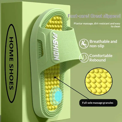 Women Men Acupressure Massage Slippers Soft EVA Anti-Slip Ergonomic Reflexology Slides for Home Bathroom Indoor Outdoor Foot by All Mart Bristol Ltd