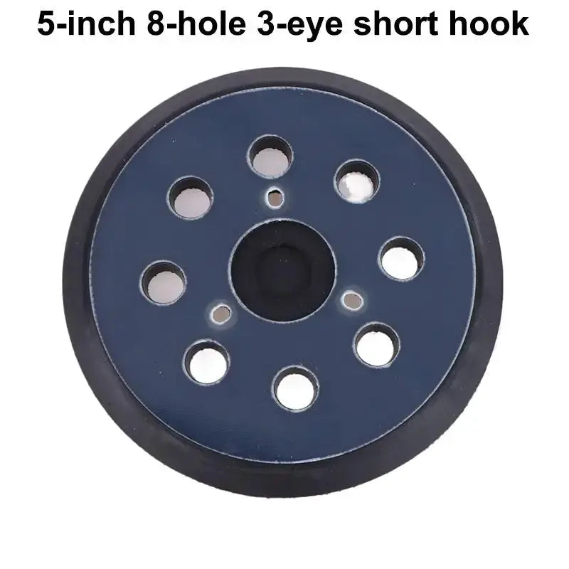 5-Inch 8-Hole Hook Loop Backing Pad for Orbital Sander, Compatible with Electric Polishers & Grinding Discs by All Mart Bristol Ltd