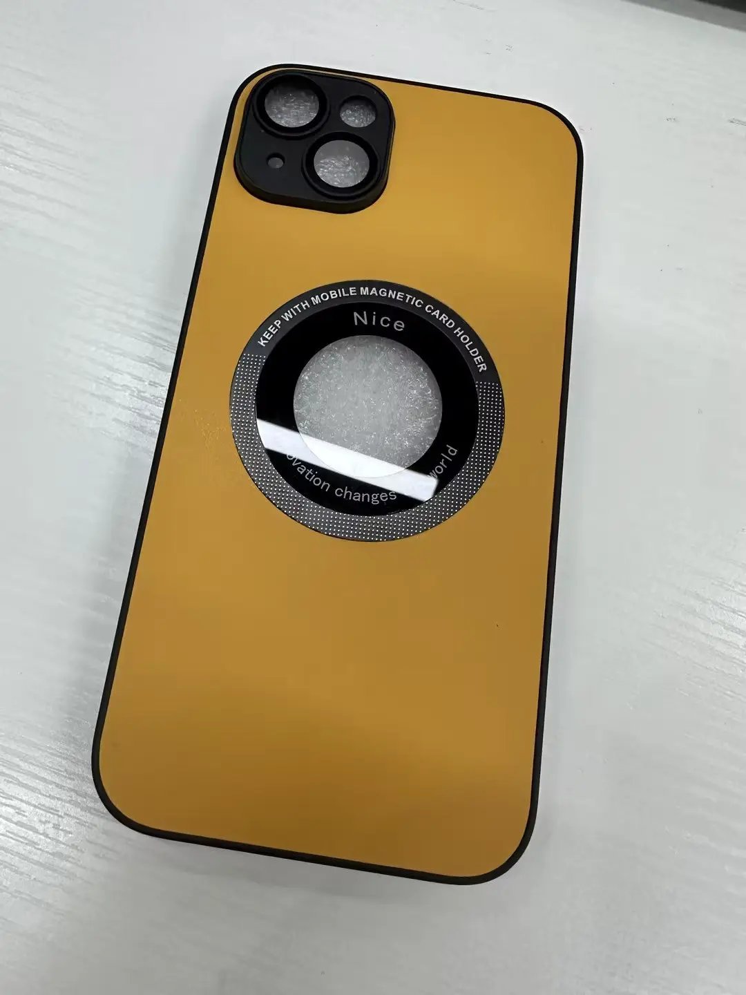 Suitable For IPhone15PRO Phone Case Litchi Grain Leather by Dropshipman